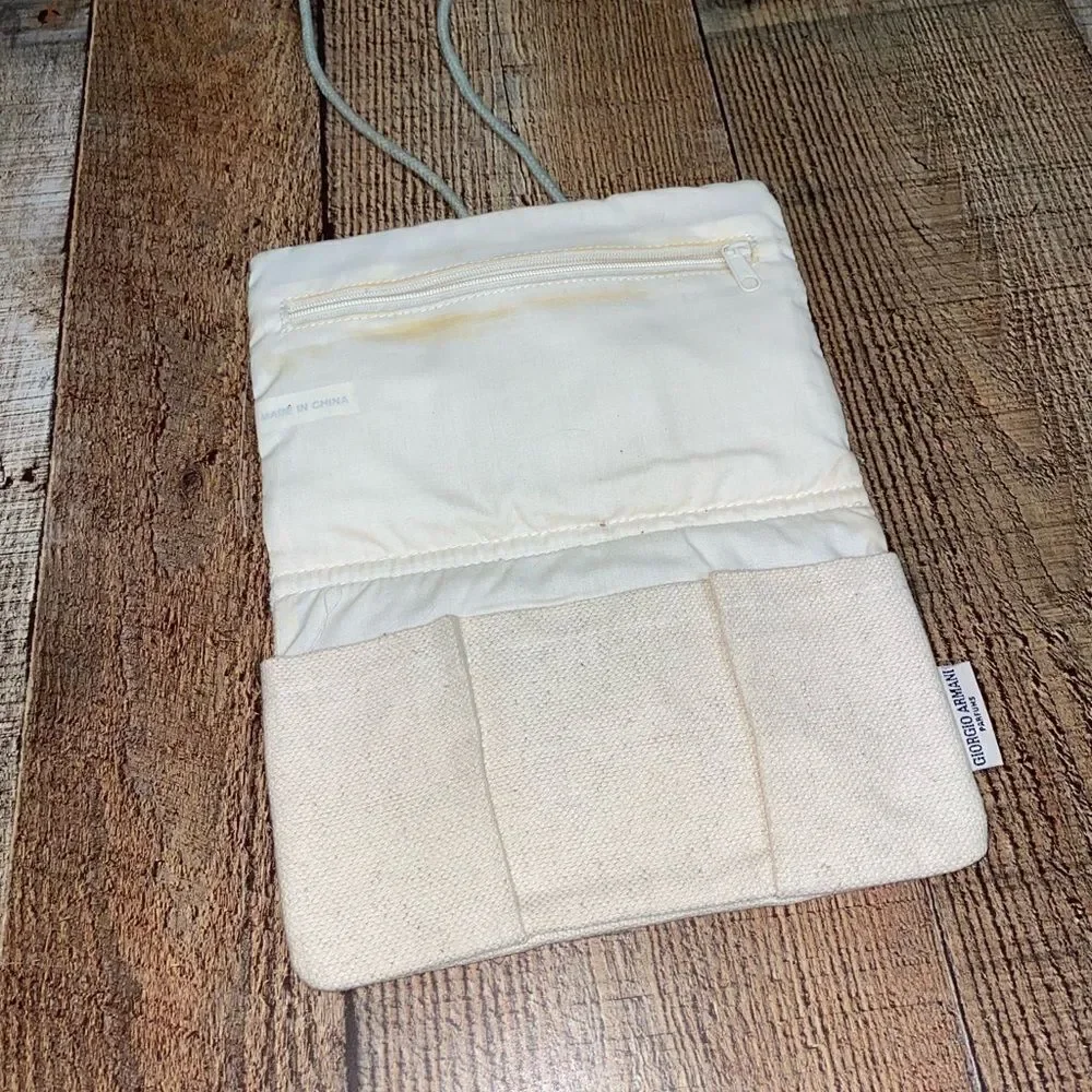 giorgio armani parfum pouch holder travel vintage